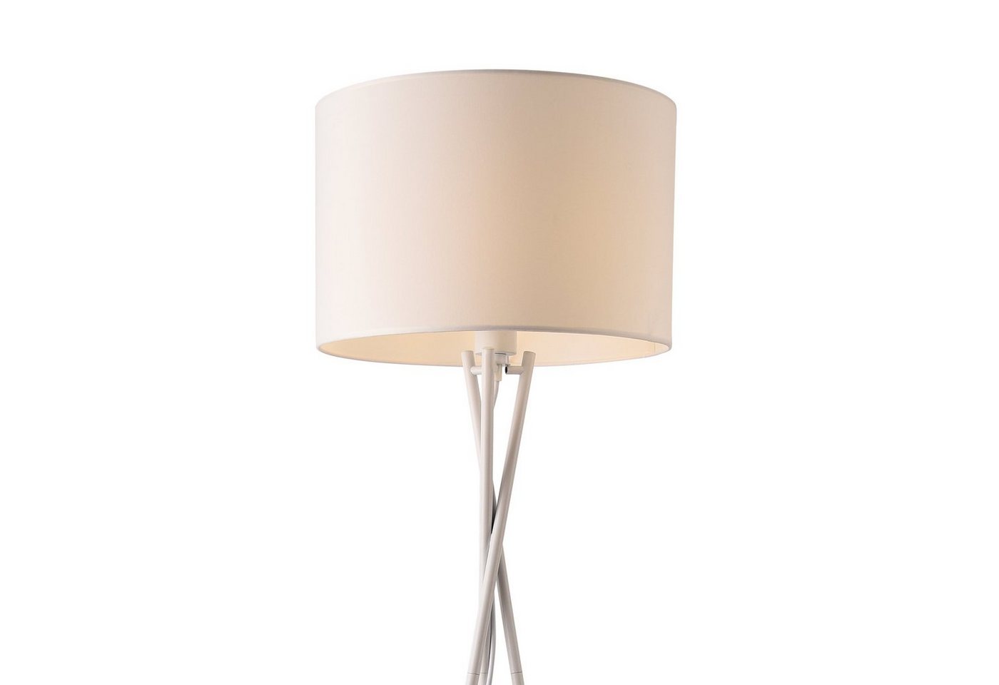 lux.pro Stehlampe, ohne Leuchtmittel, »Grenoble« Stehleuchte 154cm Dreifuß Weiß Bild 2