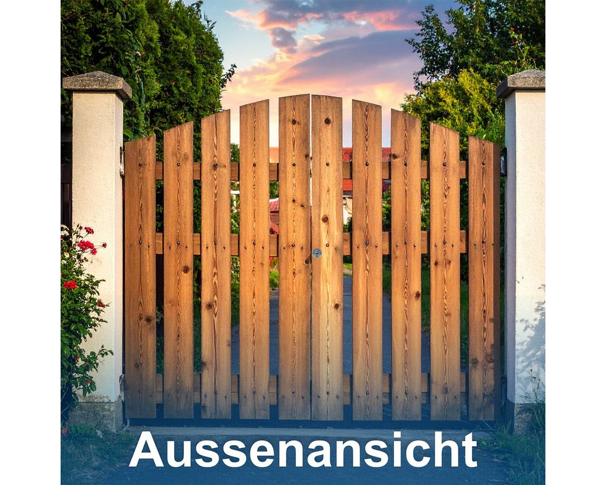 MS Beschläge Kastenschloss Kastenriegelschloss Aufschraubschloss DIN li / re »PZ«, Dornmaß 60 mm, mit Flachschließblech, Türschloss Stahl verzinkt - 2-tourig Bild 2