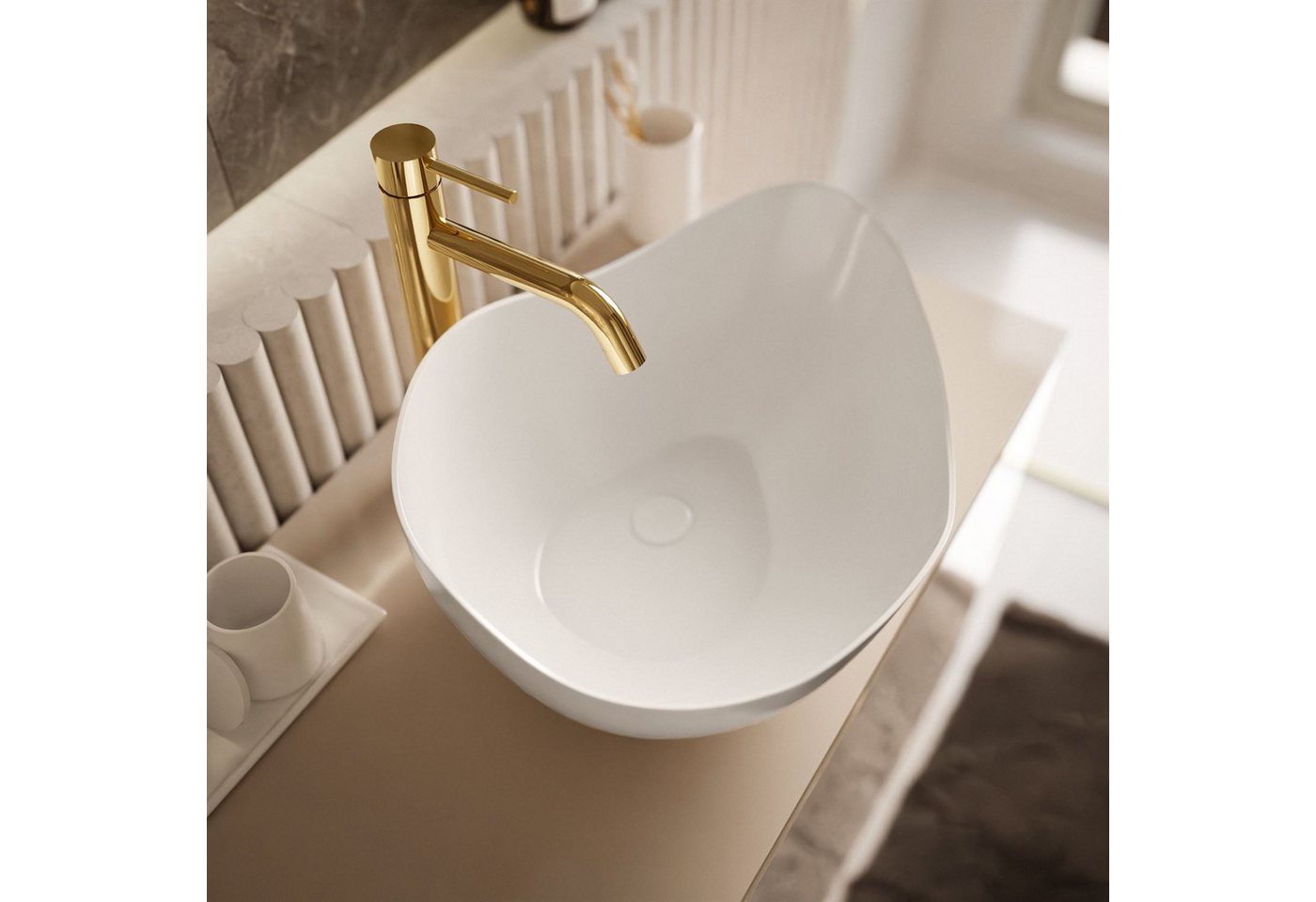 Lookway Badmöbel-Set AURORA KASCHMIR GOLD, 80x55x45 cm Bild 2