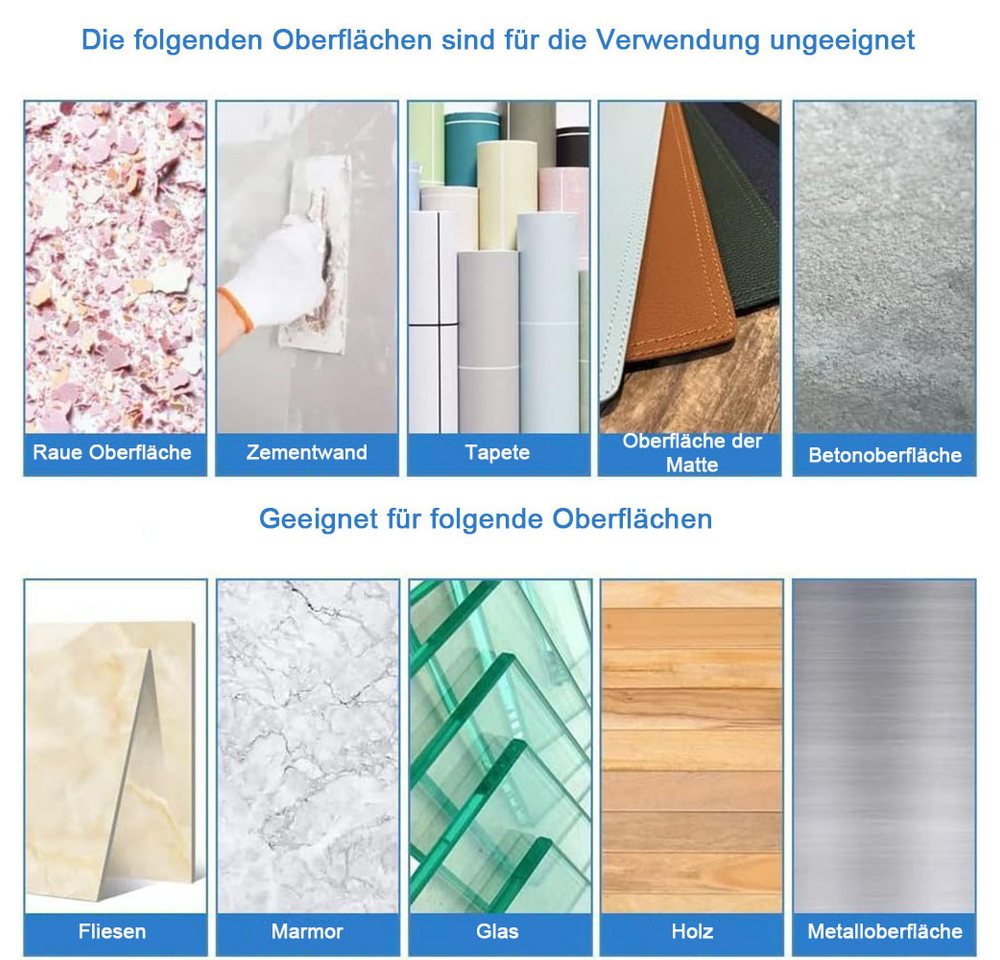 TUWENA Toilettenpapierhalter Toilettenpapierhalter Wandmontage, Selbstklebend Toilettenpapierhalter Bild 4