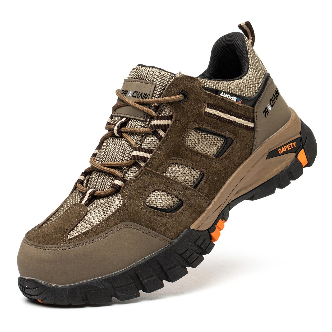 PROCHAIN S1P SRC Arbeitsschuhe Modische Herren Sicherheitsschuh (Stahlkappe Arbeitsschuhe chutzschuhe Schutzausrüstung, sportlich, bequem, leicht, atmungsaktiv, weich und rutschfest) Herren- und Damenmodelle Indoor und Outdoor