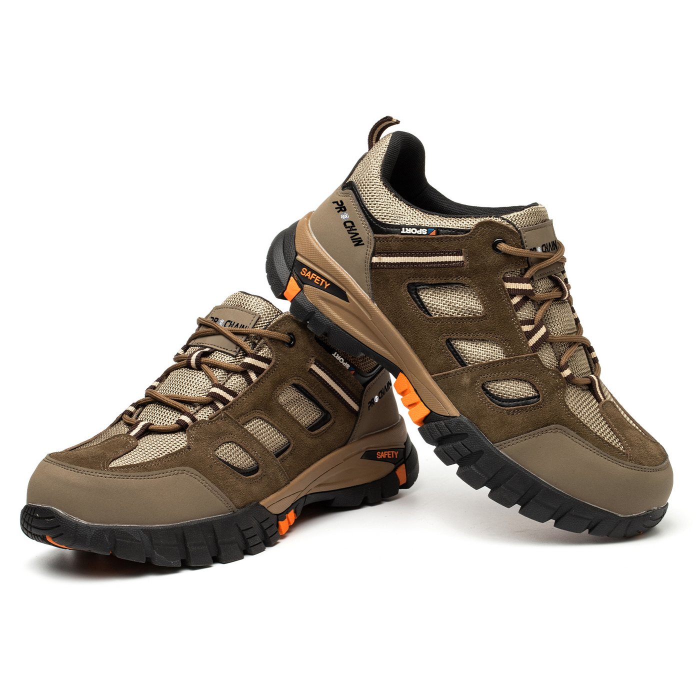 PROCHAIN S1P SRC Arbeitsschuhe Modische Herren Sicherheitsschuh (Stahlkappe Arbeitsschuhe chutzschuhe Schutzausrüstung, sportlich, bequem, leicht, atmungsaktiv, weich und rutschfest) Herren- und Damenmodelle Indoor und Outdoor Bild 4