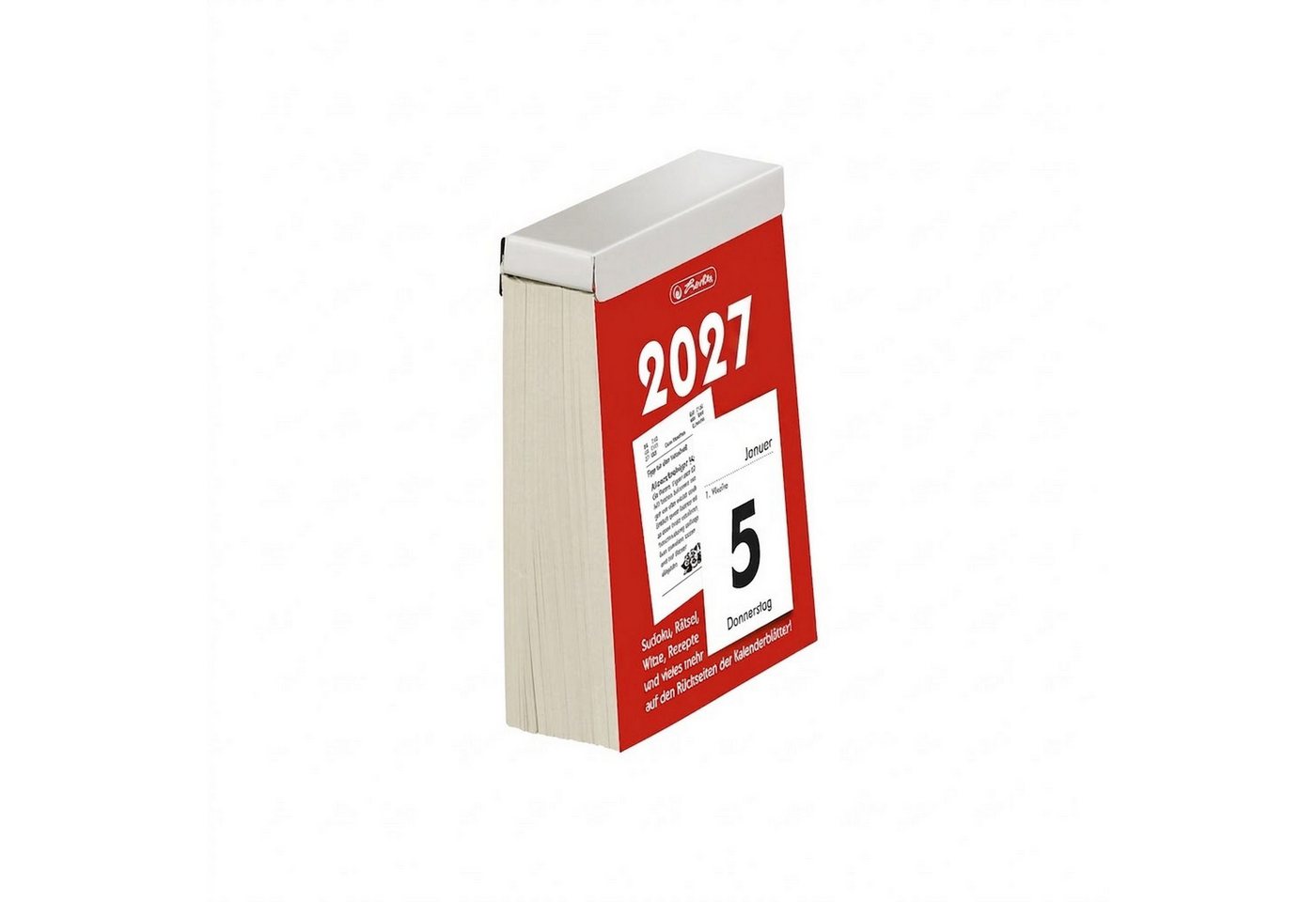 Herlitz Abreißkalender herlitz Tages-Abreißkalender Nr.5, 2027