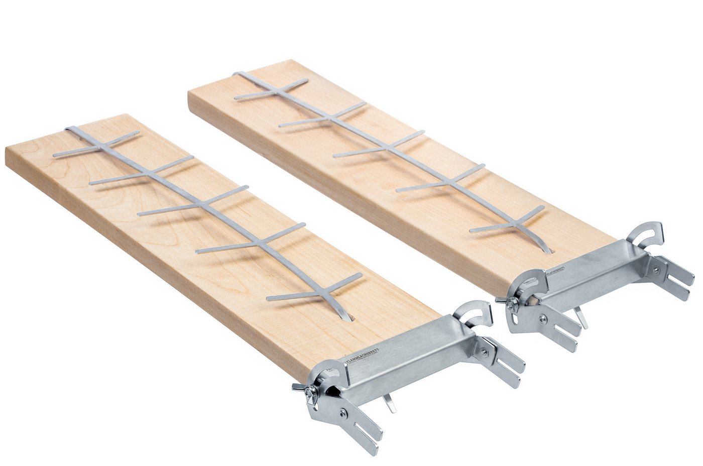 FINNWERK Grillguthalter Flammlachsbrett Doppelset, Holz, (8-St), Unbehandelte Naturholz Bild 2