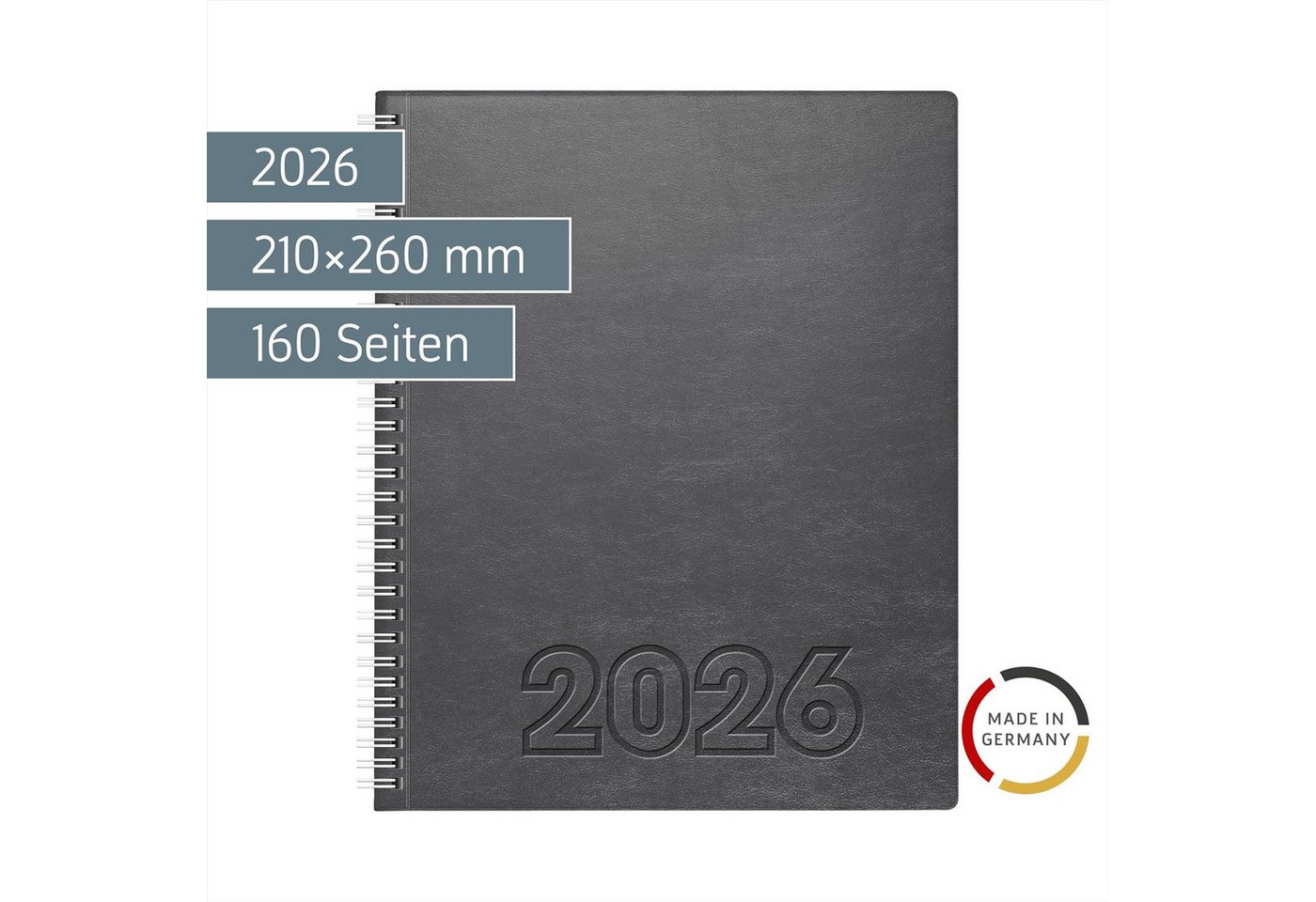 BRUNNEN Buchkalender BRUNNEN Buchkalender Mod. Manager Wt 7 weektimer 2026, 210×260 mm Bild 3