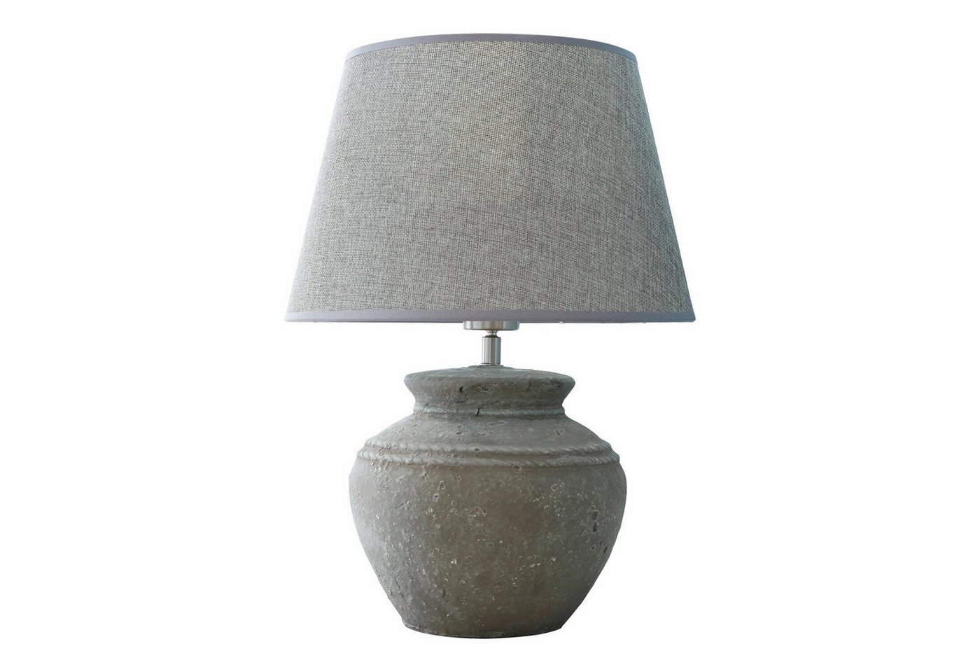 Mirabeau Tischleuchte Tischlampe Cleveland grau Bild 5