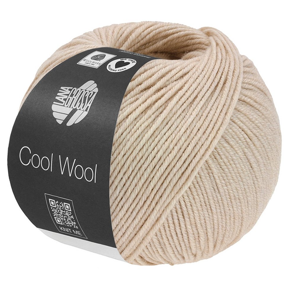 LANA GROSSA COOL WOOL MÉLANGE (We Care) Extrafeine Merinowolle Häkelwolle, 160 m (Extrafeine Merinowolle für feine Strickprojekte, Mélange-Look für ausdrucksstarke Strickprojekte), 50 g Bild 3