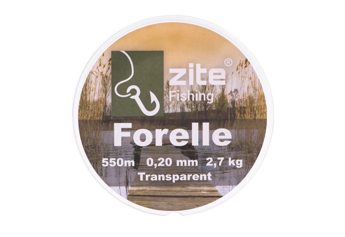 Zite Angelschnur Transparente Forellenschnur, 550m - Unauffällig & Vielseitig Bild 2