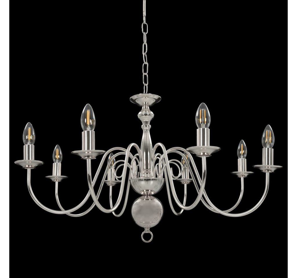 furnicato Kronleuchter Eleganter 80 x 45 cm in Silber