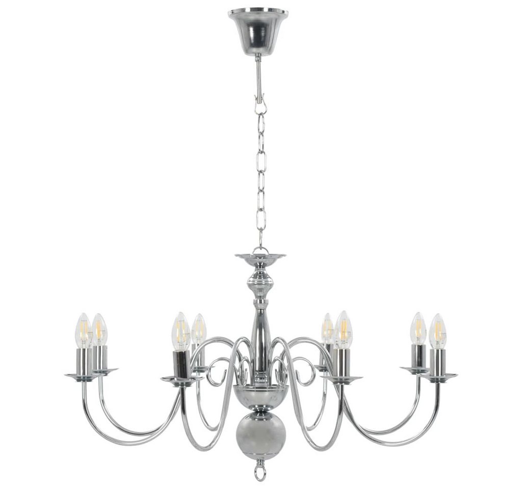 furnicato Kronleuchter Eleganter 80 x 45 cm in Silber Bild 2