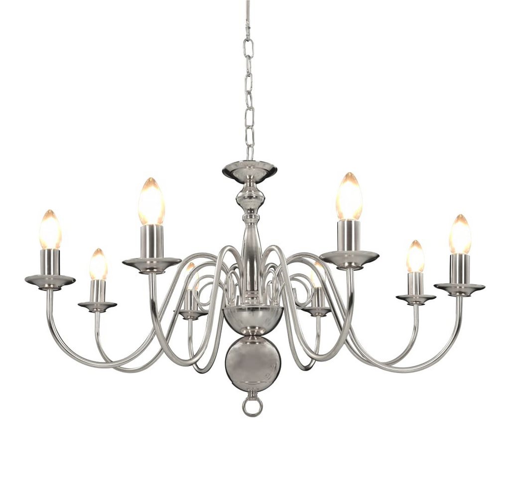 furnicato Kronleuchter Eleganter 80 x 45 cm in Silber Bild 3
