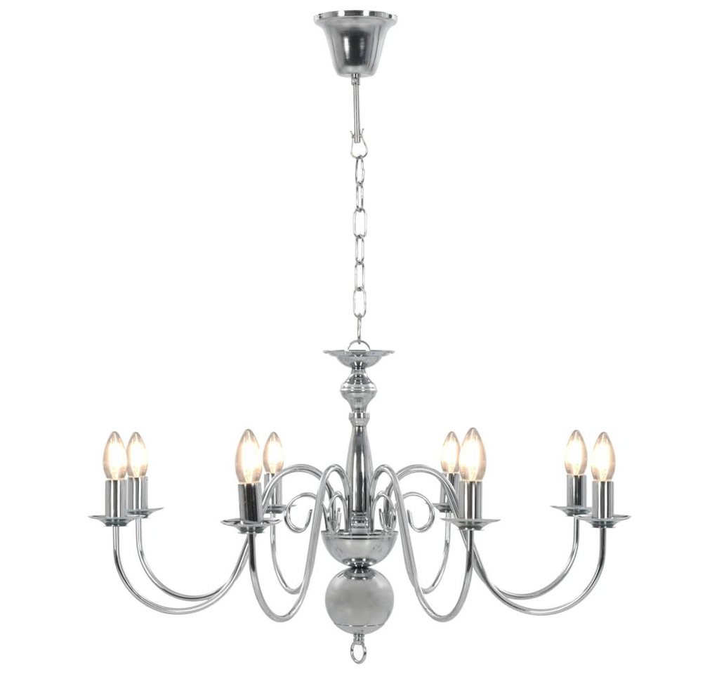 furnicato Kronleuchter Eleganter 80 x 45 cm in Silber Bild 4