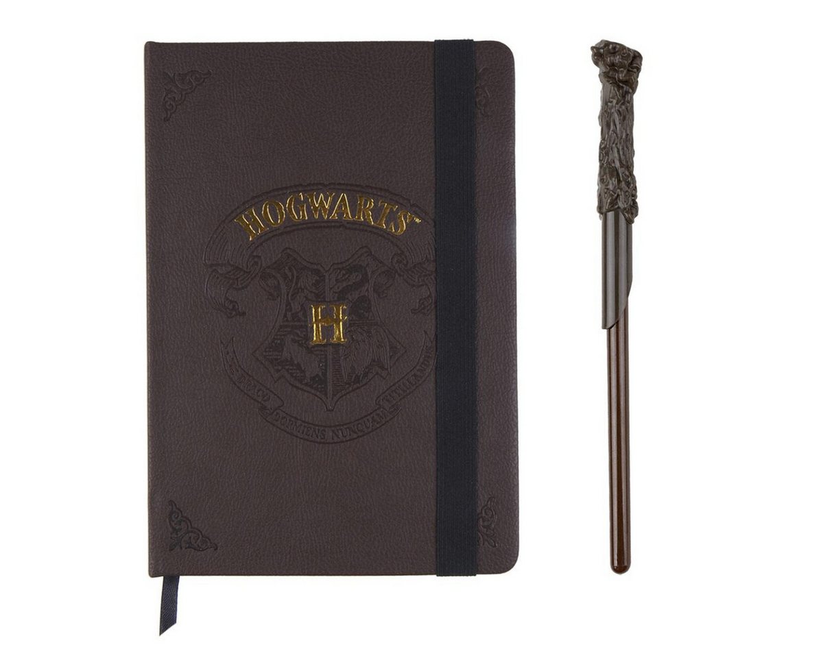 Harry Potter Notizbuch Hogwarts Schreibwaren-Set – Magisches Schulzubehör mit Zauberstab Bild 2