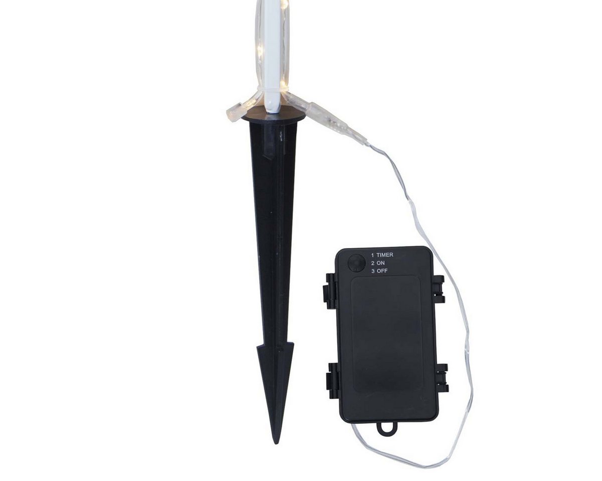 STAR TRADING LED Dekolicht Grab-Deko KREUZ & HERZ, Batterie, Timer, IP44, warmweiß Bild 4