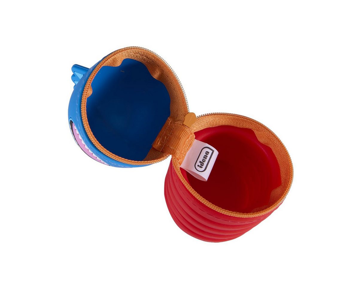 Idena Federmäppchen Idena Schlamper Soft Touch Silikon ausziehbar blau/rot Bild 5
