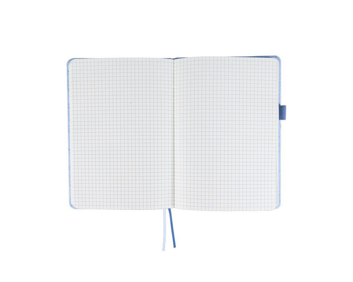 Idena Notizbuch Idena Notizbuch Floral 80 Blatt 80g/m² kariert DIN A5