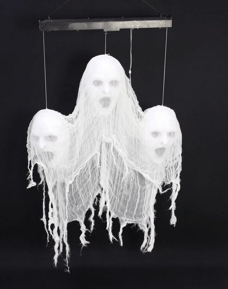 Home-trends24.de LED Dekofigur Geist Hänger Halloween Deko Gruselsound mit Bewegung Bild 2