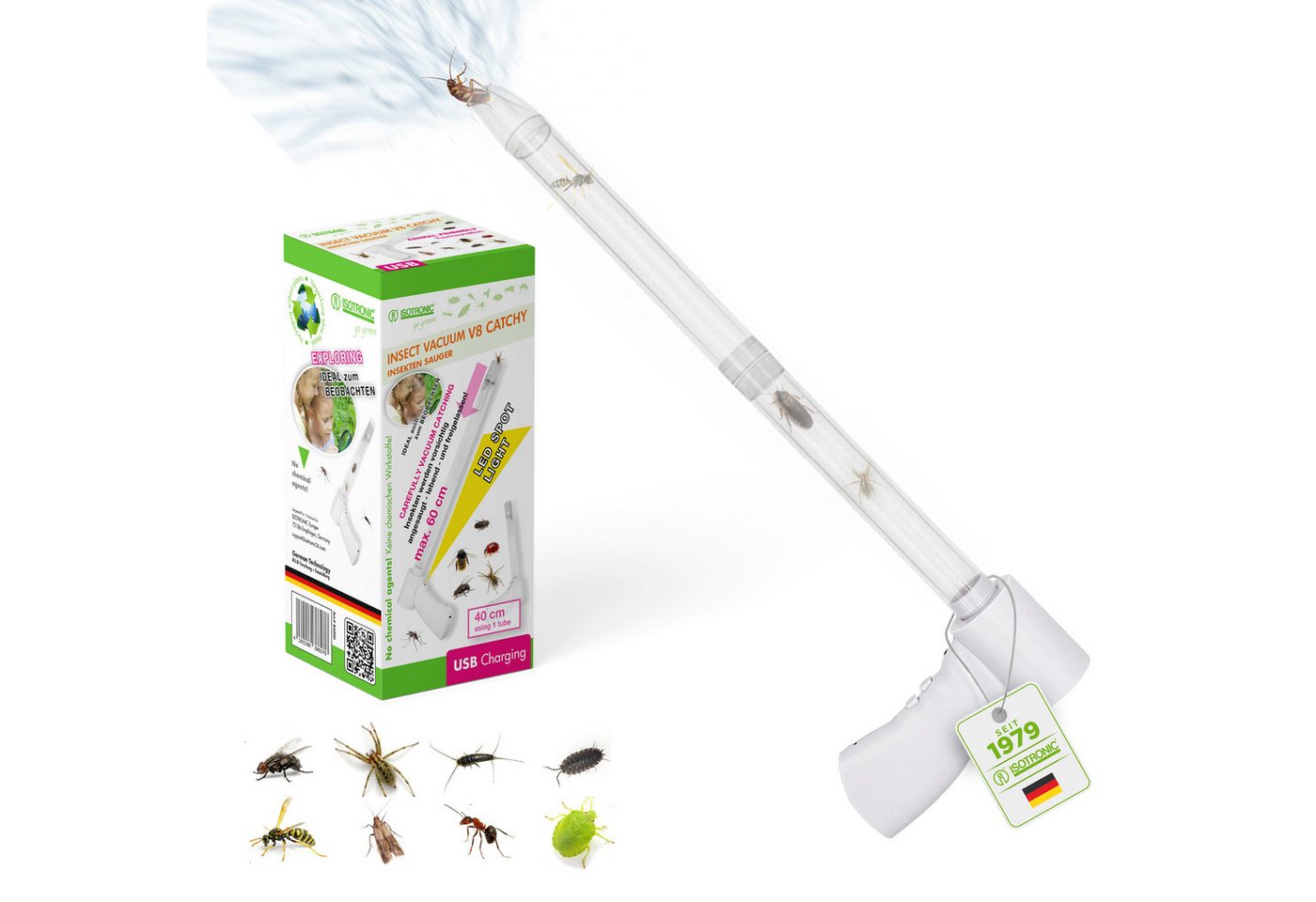 ISOTRONIC Insektenabwehrgerät Isotronic "V8 Catchy" Insektensauger, 1-tlg. Bild 2