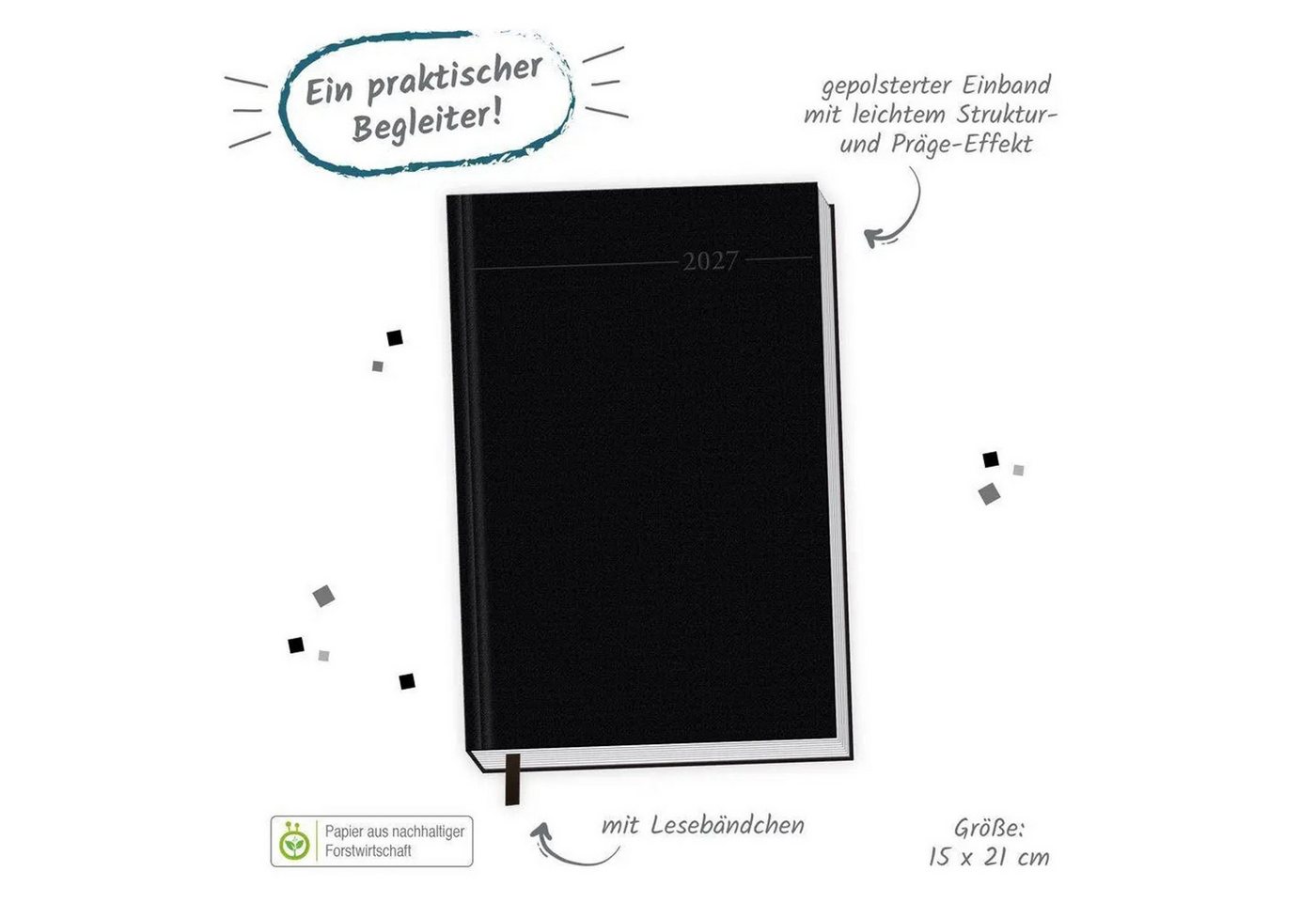 Trötsch Verlag Taschenkalender TRÖTSCH - Buchkalender A5 2027 Bild 2