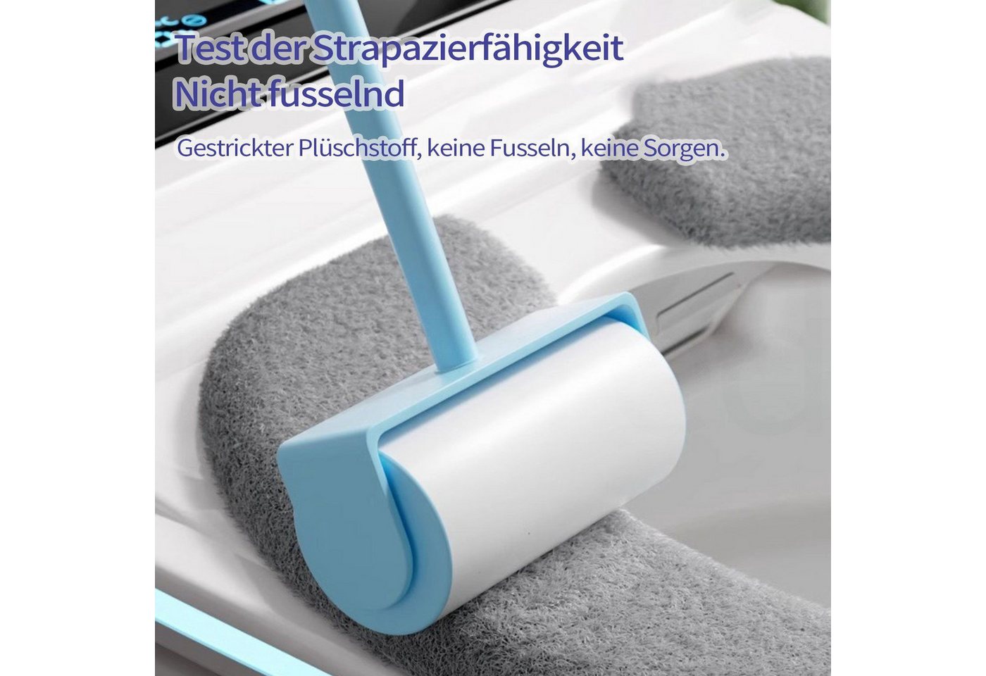 Coonoor WC-Deckelbezug 2 PCS Toilettensitzbezug Weich, Toilettensitzauflagen Waschbar, Wc Sitz Kissen Pads Wc Sitzbezüge Warm Toilettensitzbezug Plüsch Bild 3
