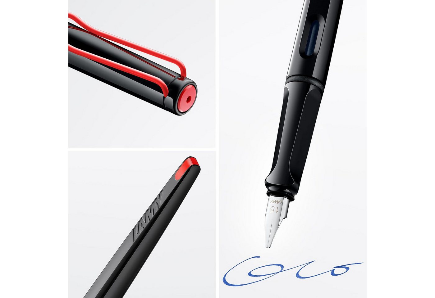 LAMY Füllhalter LAMY Füller Schwarz 015 joy AL Schönschreibfüller Stärke 1,1mm Bild 3