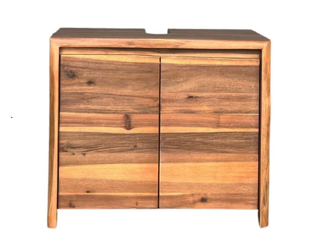 Main Möbel Waschbeckenunterschrank Waschbeckenunterschrank 70x60cm 'Dakar' Akazie massiv lackiert Bild 2