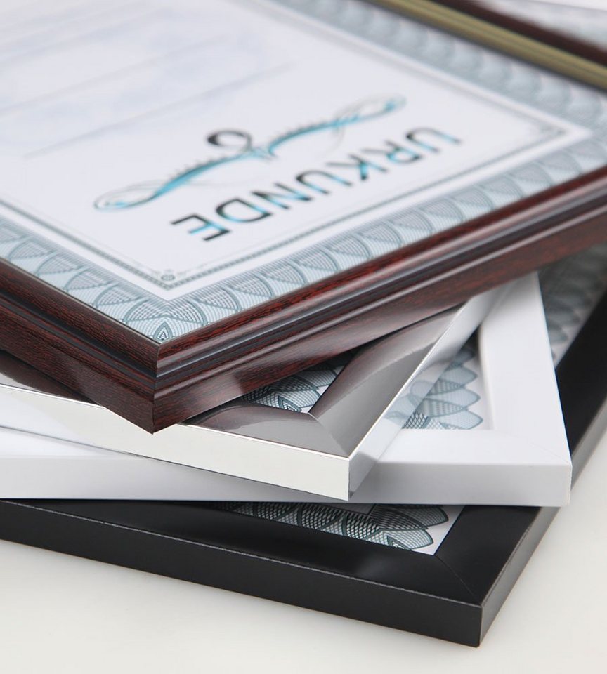 IDEAL TREND Bilderrahmen Prestige Frame Hochwertiger Rahmen für anspruchsvolle Dokumente Urkund, für 1 Bilder (1 St), Kunststoff Bilderrahmen mit Klarglas Bild 5