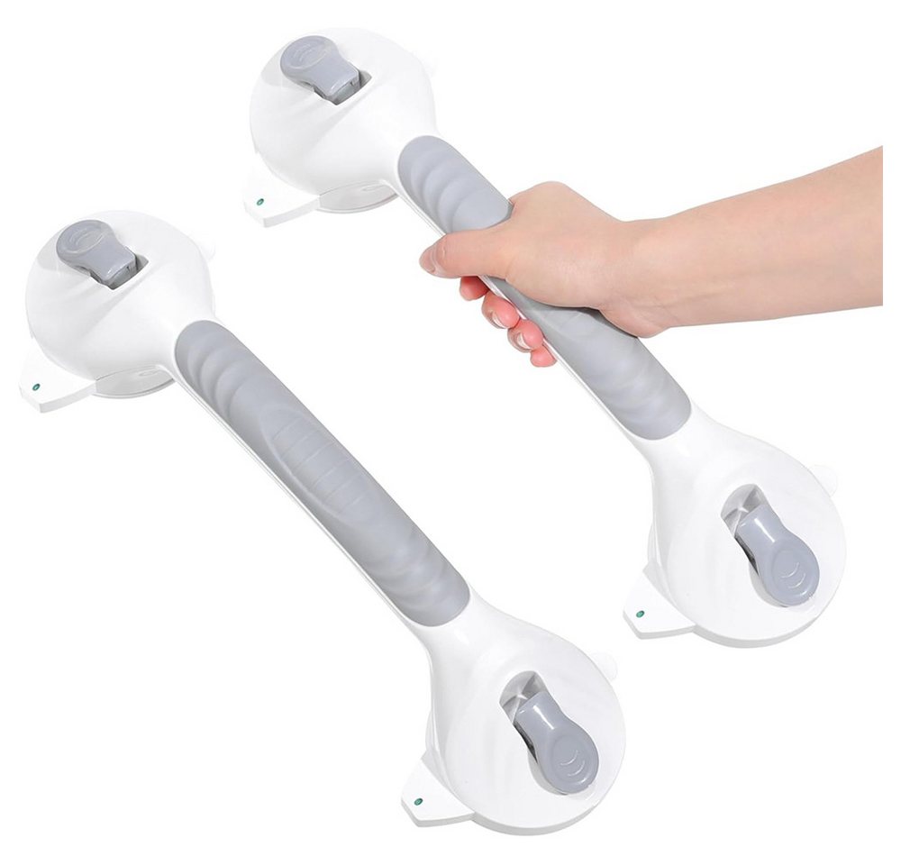 AKKEE Haltegriff 2 Haltegriffe mit Saugnapf, Ohne Bohren, Duschgriff mit Saugnapf, 38cm Bild 5