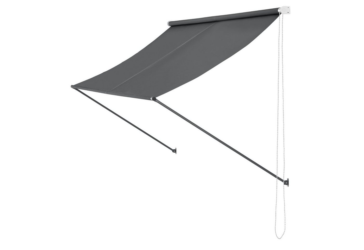 pro.tec Standmarkise »Malaga« Sonnenschutz Markise 200x120cm Grau Bild 3