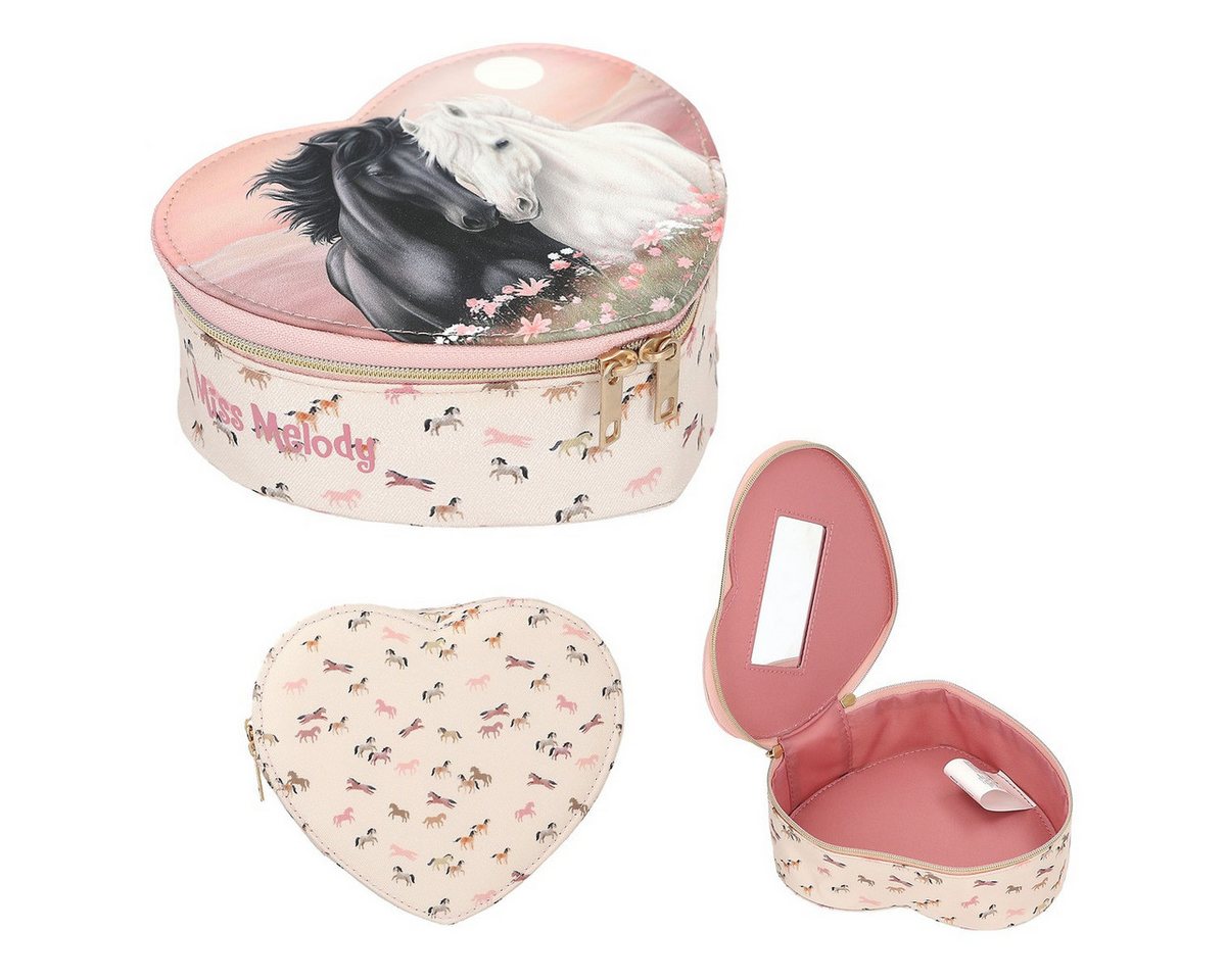 Malstift DEPESCHE Miss Melody Mini-Schmuckschatulle Herzform Blossom Pony