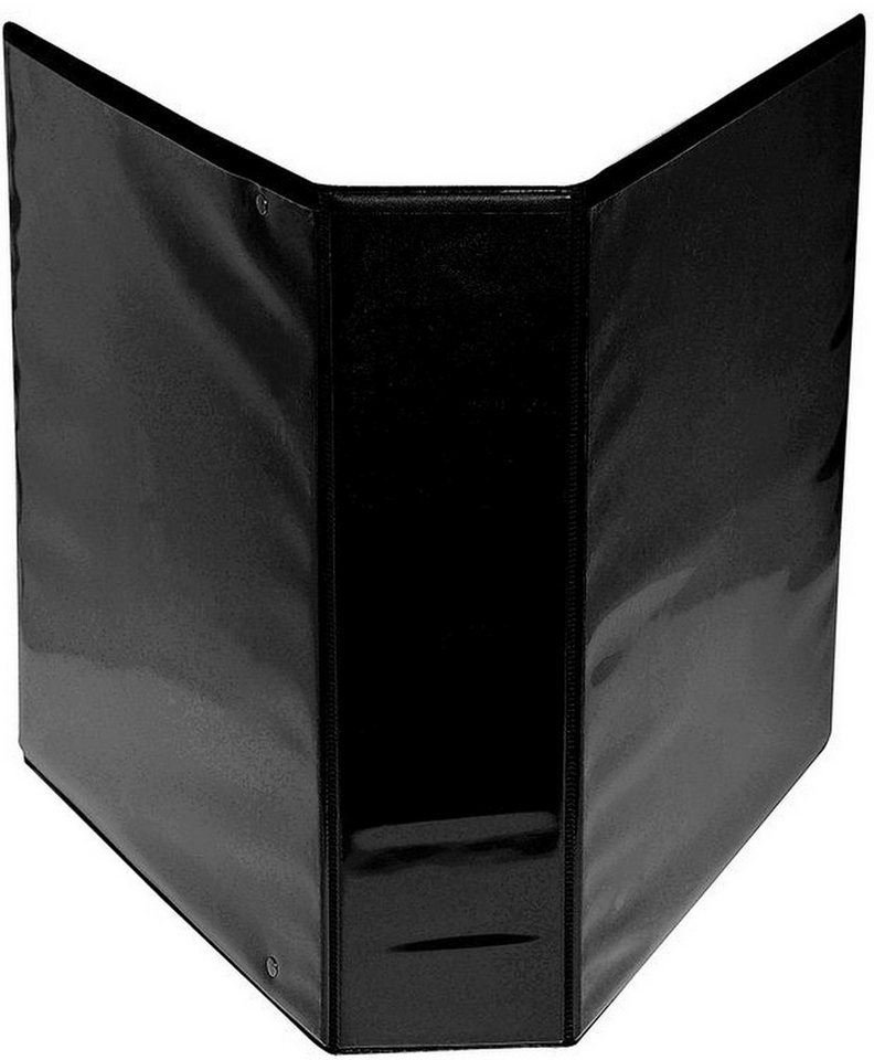EXACOMPTA Präsentationsordner Präsentationsringbuch Kreacover A4 60mm 4 Ringe schwarz