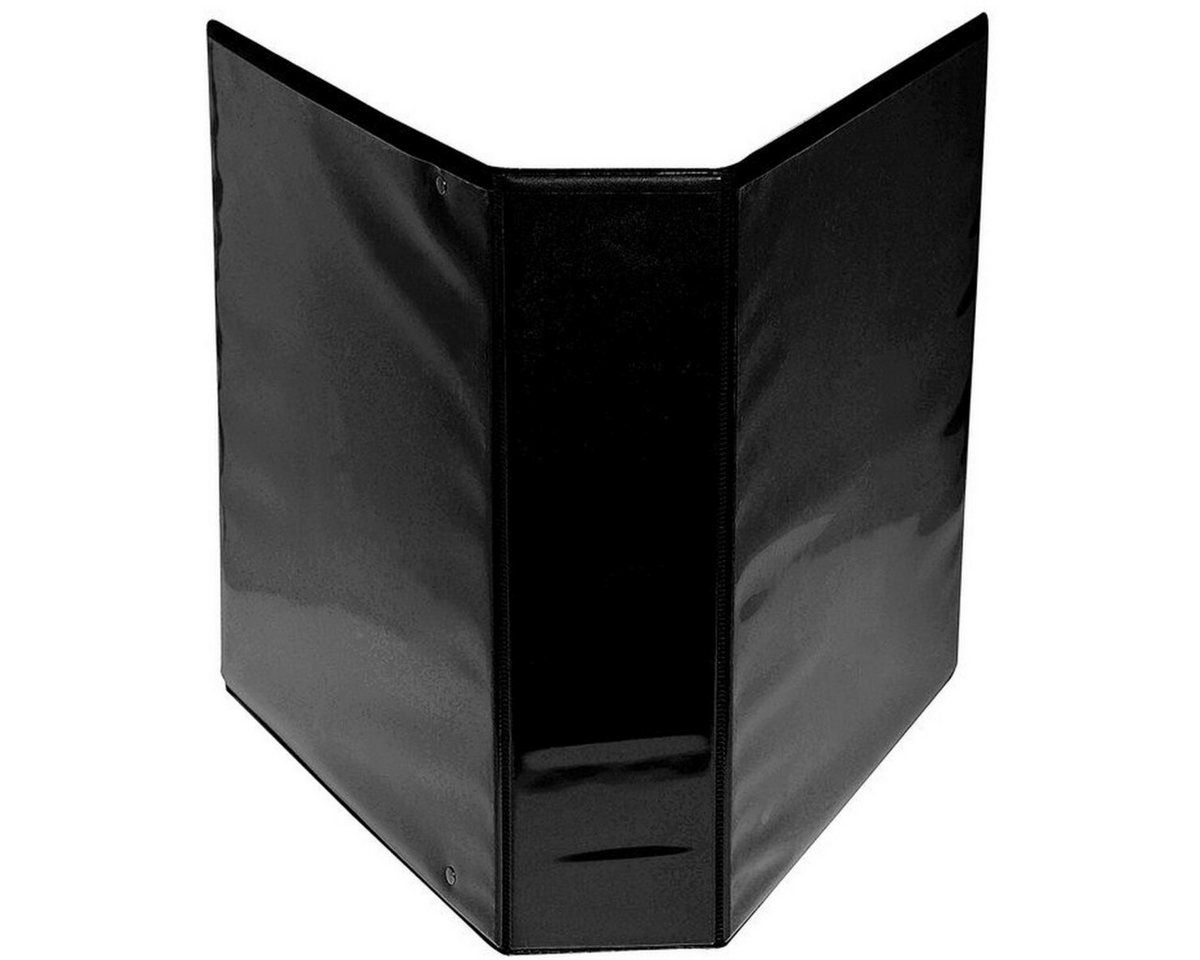 EXACOMPTA Präsentationsordner Präsentationsringbuch Kreacover A4 60mm 4 Ringe schwarz Bild 2