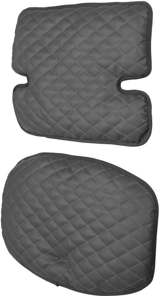 roba® Sitzverkleinerer Sit Up Luxe, graphite gesteppt, 2-teilig, (2-tlg)