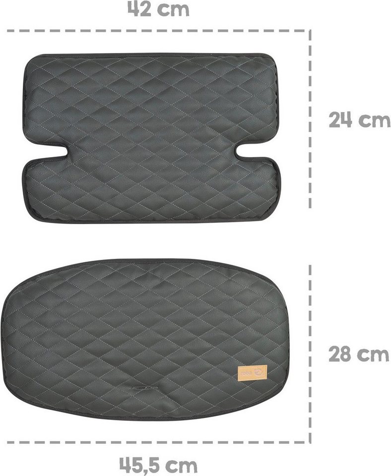 roba® Sitzverkleinerer Sit Up Luxe, graphite gesteppt, 2-teilig, (2-tlg) Bild 5