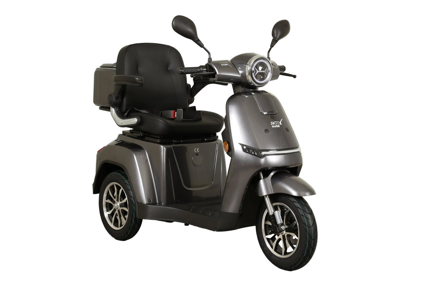 Aktiv mobil Elektromobil AM E-Rider 1000, 25 km/h mit Topcase, 1000 W, 25 km/h, Topcase mit Fassungsvermögen von ca. 25 l, Staufach mit ca. 19 l Bild 2