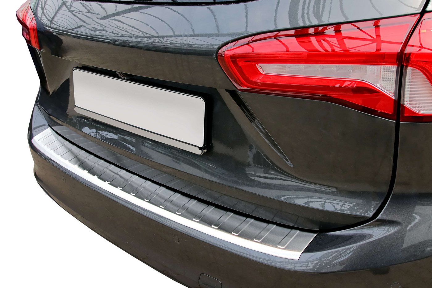 RECAMBO Ladekantenschutz für FORD Focus 4 TURNIER, ab 2018 Stoßstangenschutz, V2A rostfrei, Exklusive Optik, praktischer Schutz & perfekte Passform Bild 5