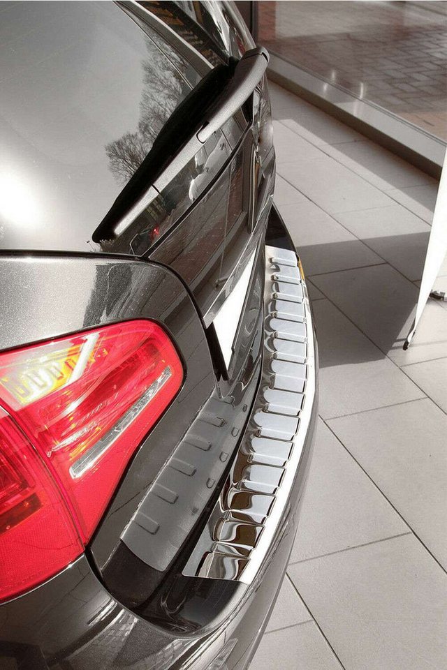 RECAMBO Ladekantenschutz für OPEL MERIVA B, 2010-2017 Stoßstangenschutz, V2A rostfrei, Exklusive Optik, praktischer Schutz & perfekte Passform Bild 2