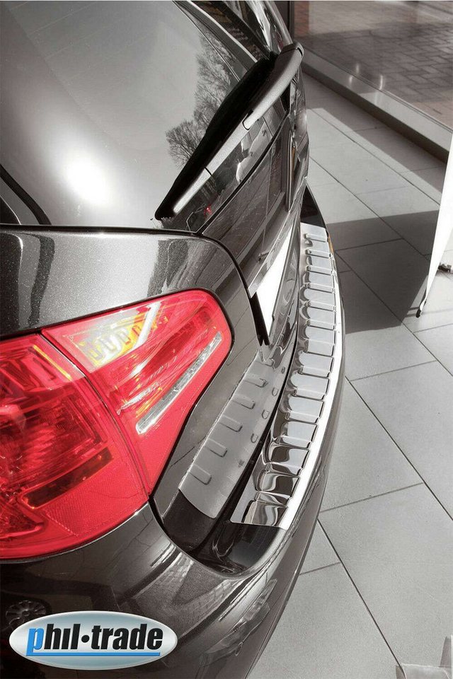 RECAMBO Ladekantenschutz für OPEL MERIVA B, 2010-2017 Stoßstangenschutz, V2A rostfrei, Exklusive Optik, praktischer Schutz & perfekte Passform Bild 3