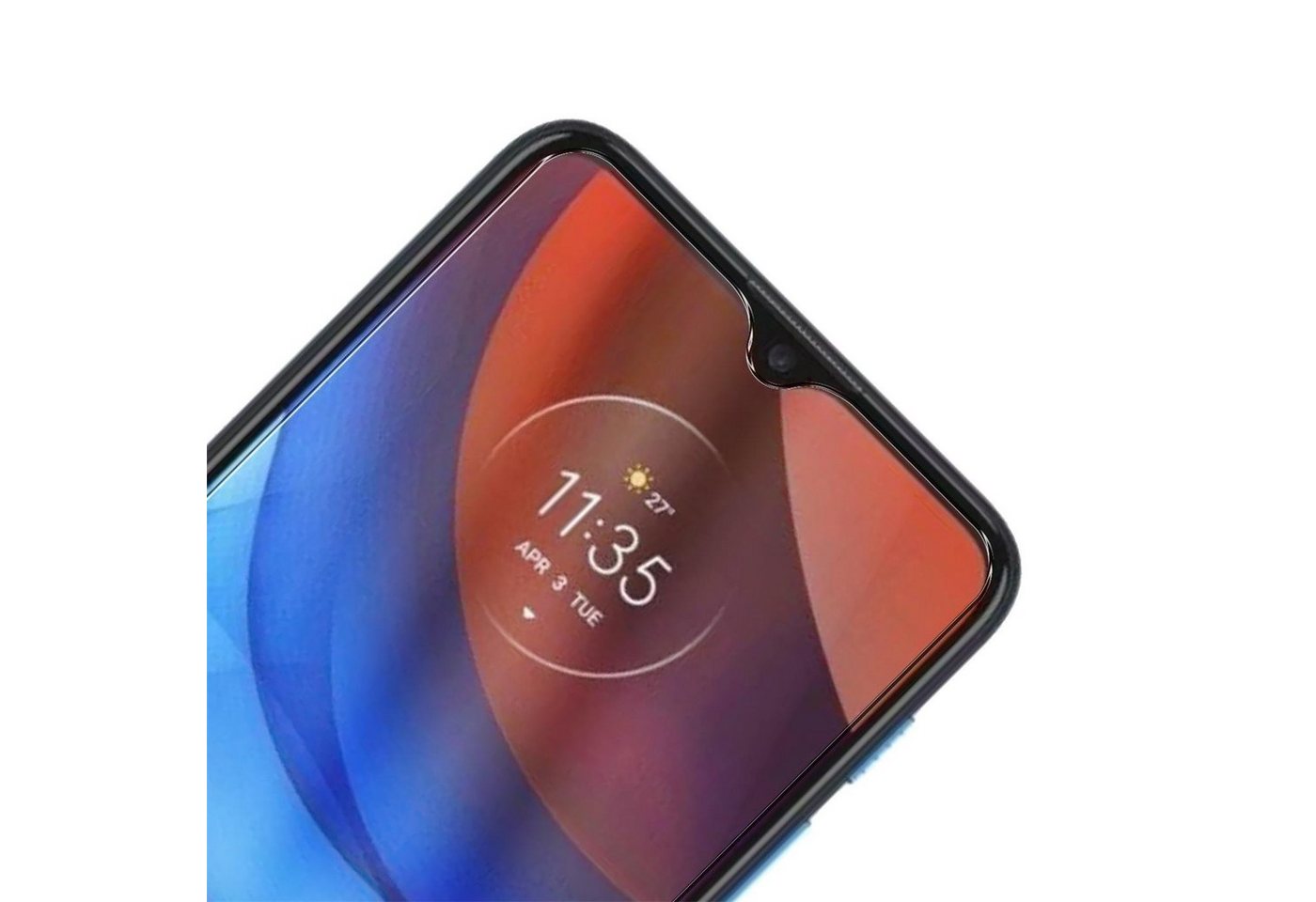 CoolGadget Schutzfolie Panzerfolie für Motorola Moto E7, (9H Härtegrad, 2x Schutzglas, 1xReinigungset), Displayfolie Panzer Schutzfolie 2 Stück für Motorola E7 Glas Folie Bild 2