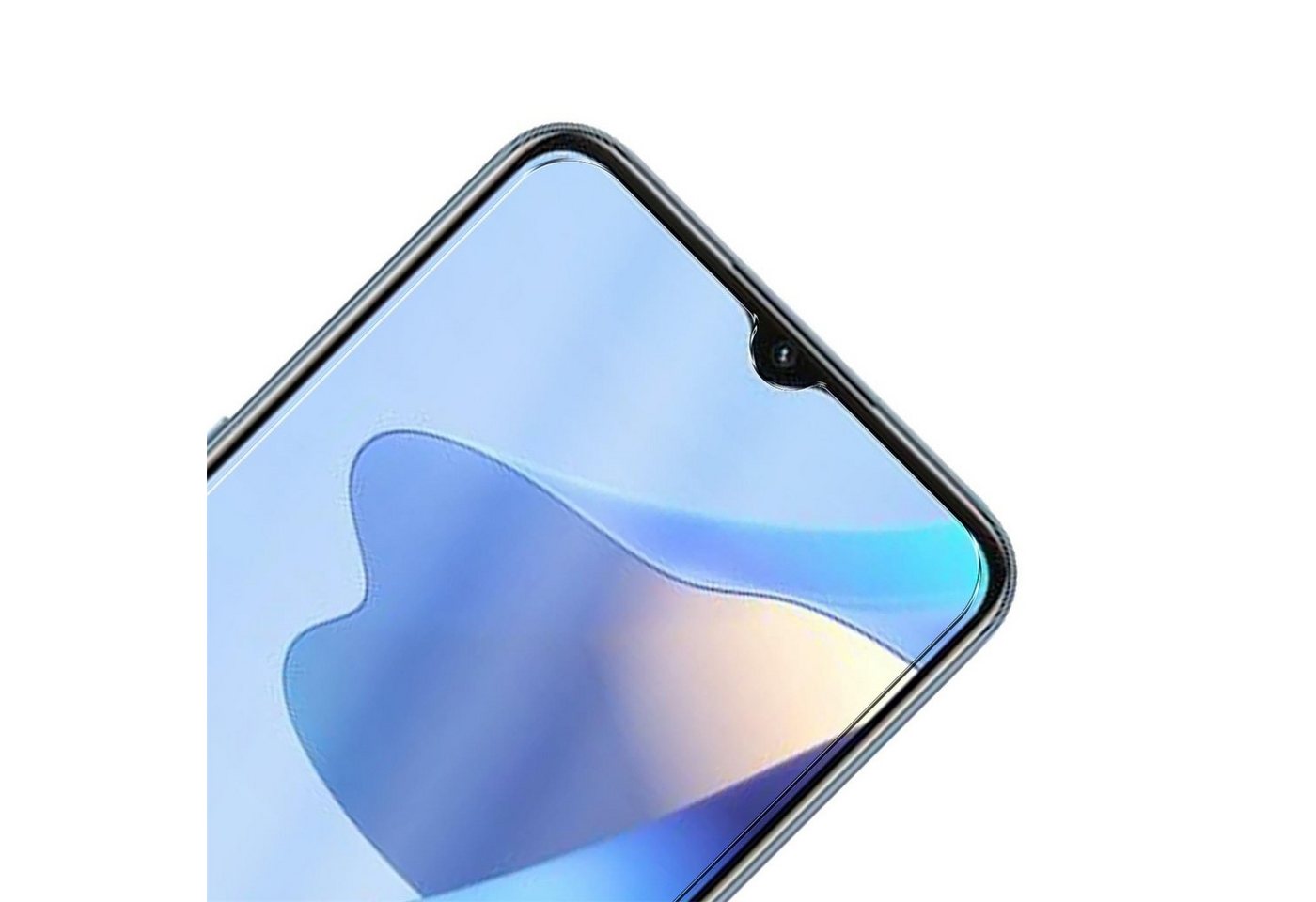CoolGadget Schutzfolie Panzerfolie für OPPO A16 / A16s, (9H Härtegrad, 2x Schutzglas, 1xReinigungset), Displayfolie Panzer Schutzfolie 2 Stück für OPPO A16 / A16s Glas Folie
