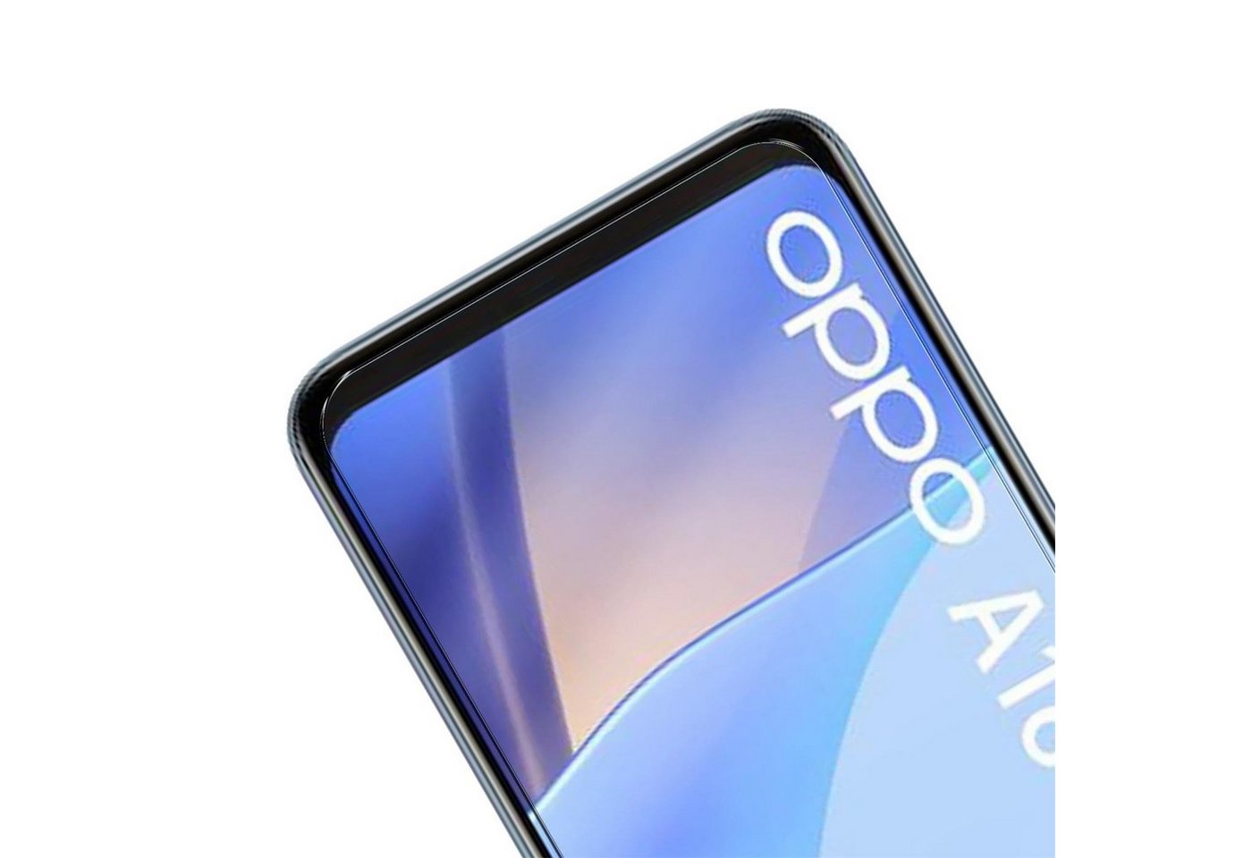 CoolGadget Schutzfolie Panzerfolie für OPPO A16 / A16s, (9H Härtegrad, 2x Schutzglas, 1xReinigungset), Displayfolie Panzer Schutzfolie 2 Stück für OPPO A16 / A16s Glas Folie Bild 2