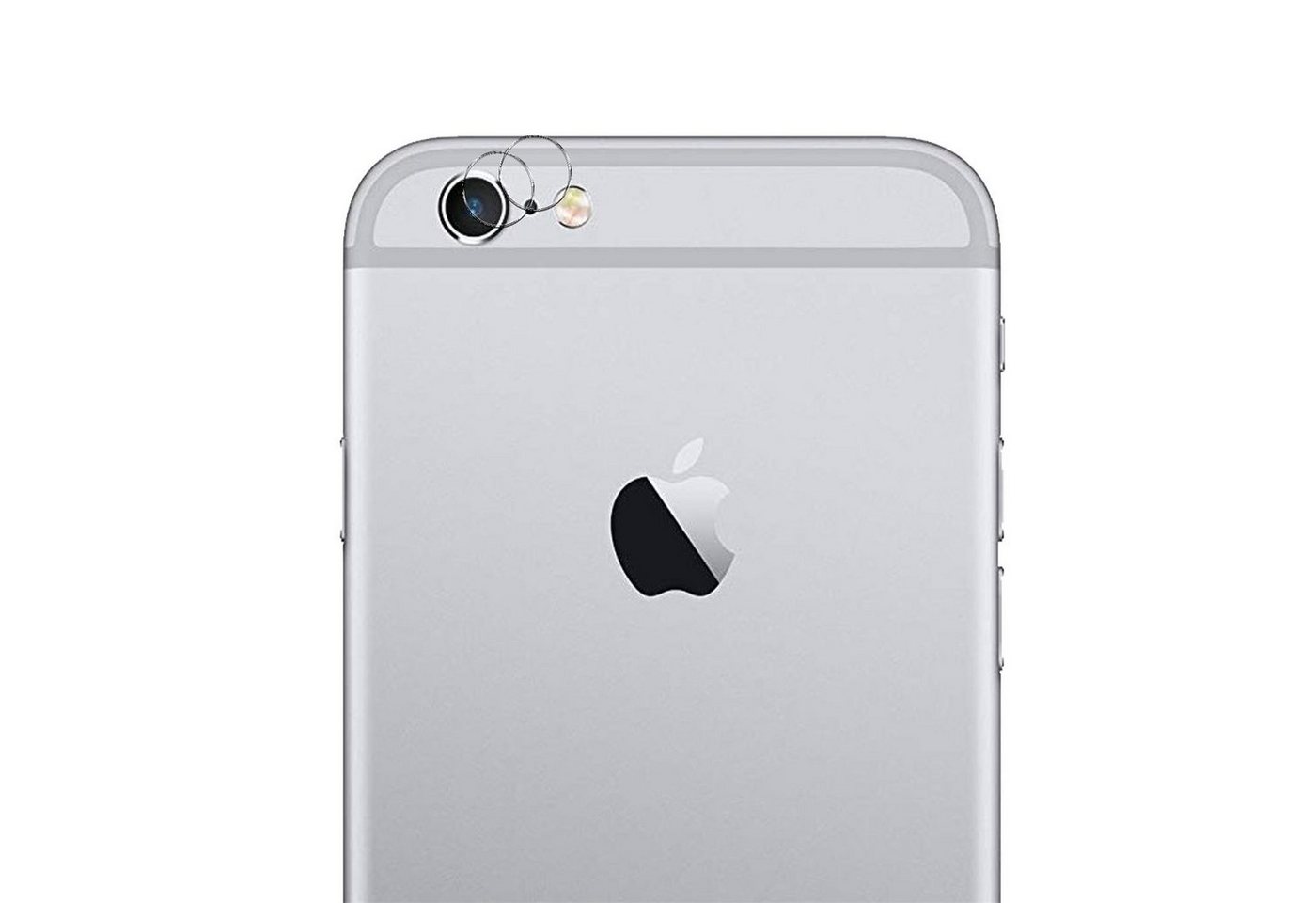 CoolGadget Schutzfolie Panzerfolie für iPhone 6 / 6S, (Spar-Set 4in1, 2x Displayschutz, 2x Kameraschutz), Panzerglas Schutzfolie für Apple iPhone 6 / 6S Folie