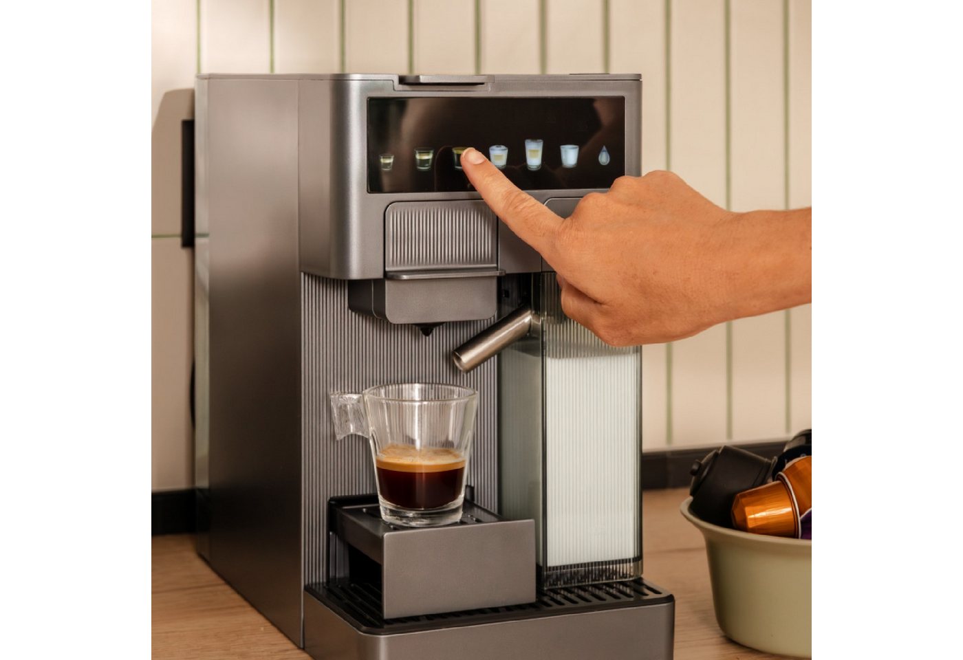 Cecotec Espressomaschine, 1.6l Kaffeekanne, FreeStyle Latte