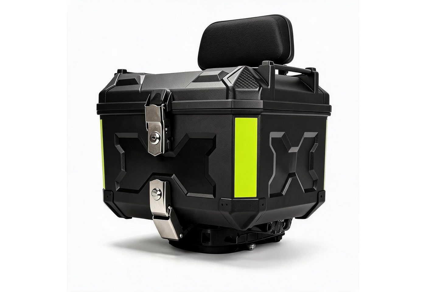 GarveeMore Topcase Motorrad Topcase 45L Aluminiumlegierung Motorrad Heckbox