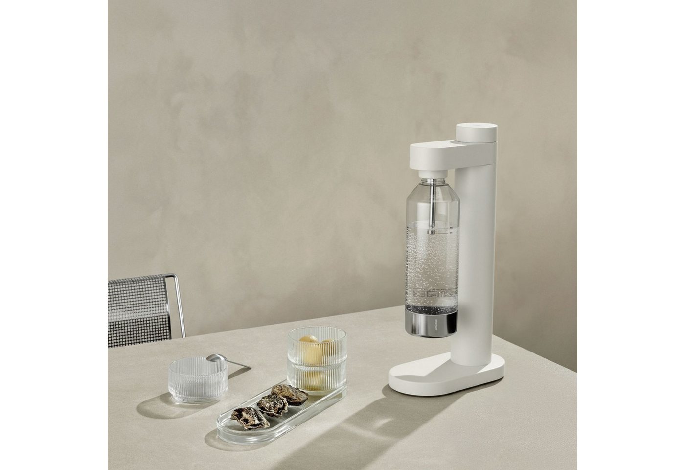 Stelton Wassersprudler Brus Soft White