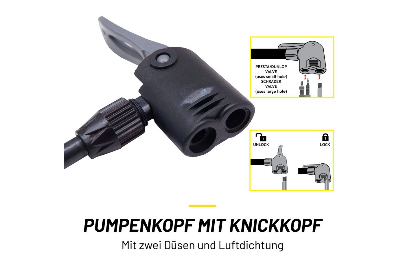 Dunlop Fahrradpumpe Dunlop Fahrradpumpe