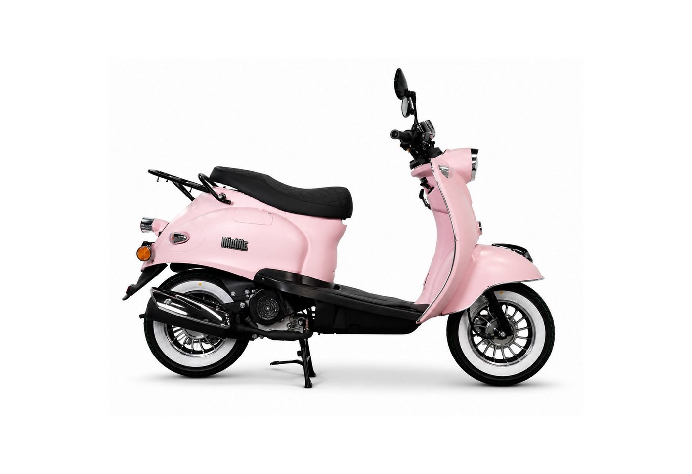 Burnout Motorroller MiniMe 2.0 Mattrosa 50 ccm 45 kmh, 50 ccm, 45 km/h, Euro 5, Unverwechselbares Retro Design, Moped Bild 2