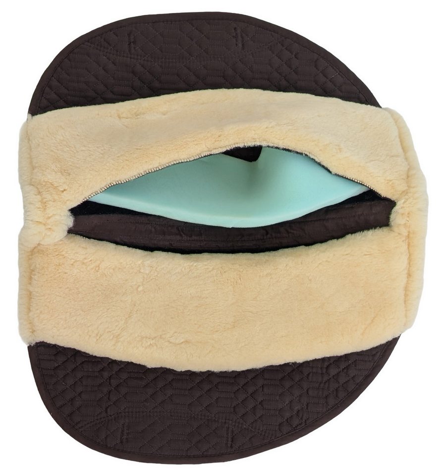 Engel Reitsport Sattelpad Engel Reitsport Lammfell Korrektur Westernpad Roundpad aufpolsterbar