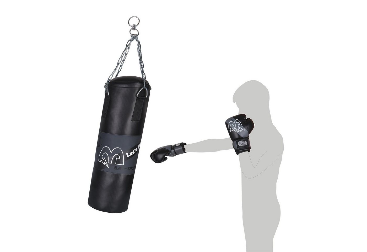 Boxhandschuhe Mini Fighter Kinderboxhandschuhe Kinder grau Bild 2