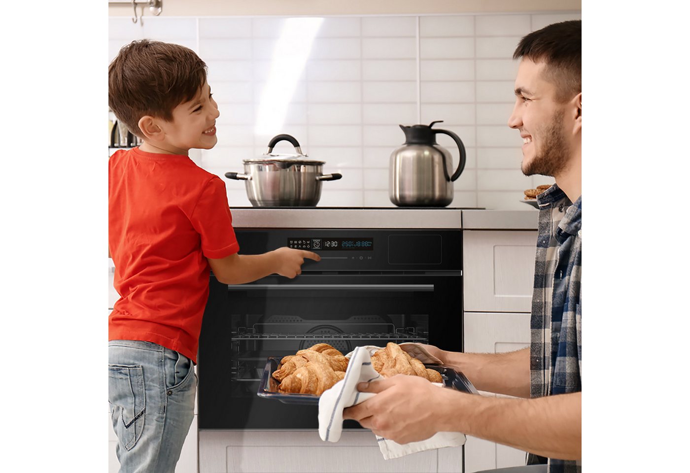 KKT KOLBE Einbau-Mikrowelle EBMS4503S2, Grill, Grill und Heißluft, Heißluft, Dampfgarfunktion, 50 l, 50 l Backofen / 800 Watt Mikrowelle / 60cm / Autark / Heißluft / Grill Bild 3